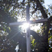 Cruz iluminada pelo sol / Sun lighted cross